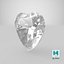 3D Heart Shape Diamond