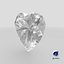 3D Heart Shape Diamond