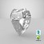 3D Heart Shape Diamond