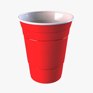 solo plastic cup 3D model