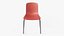 3D Hal Tube Sledge Chair Red - Modern PBR Interior Chair model