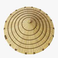 Kasa Straw Hat - Japanese Conical Hat PBR