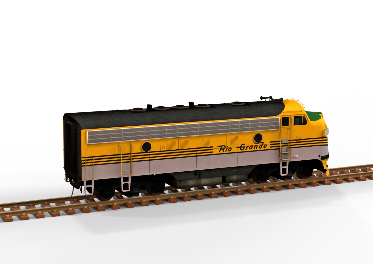 Diesel Locomotive 3D Model - TurboSquid 1886133