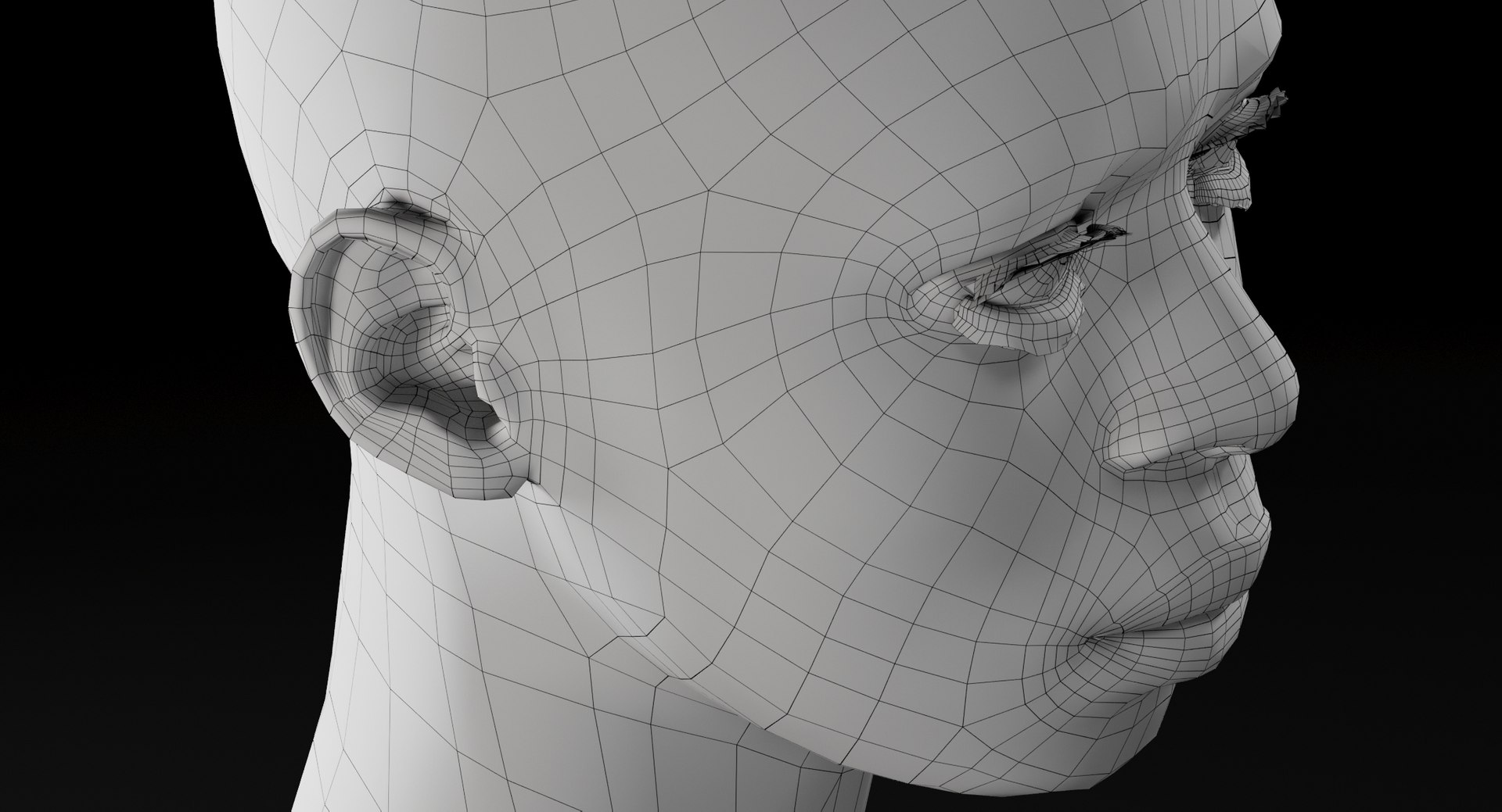 Realistic 18s Male Head 3D Model - TurboSquid 1462485