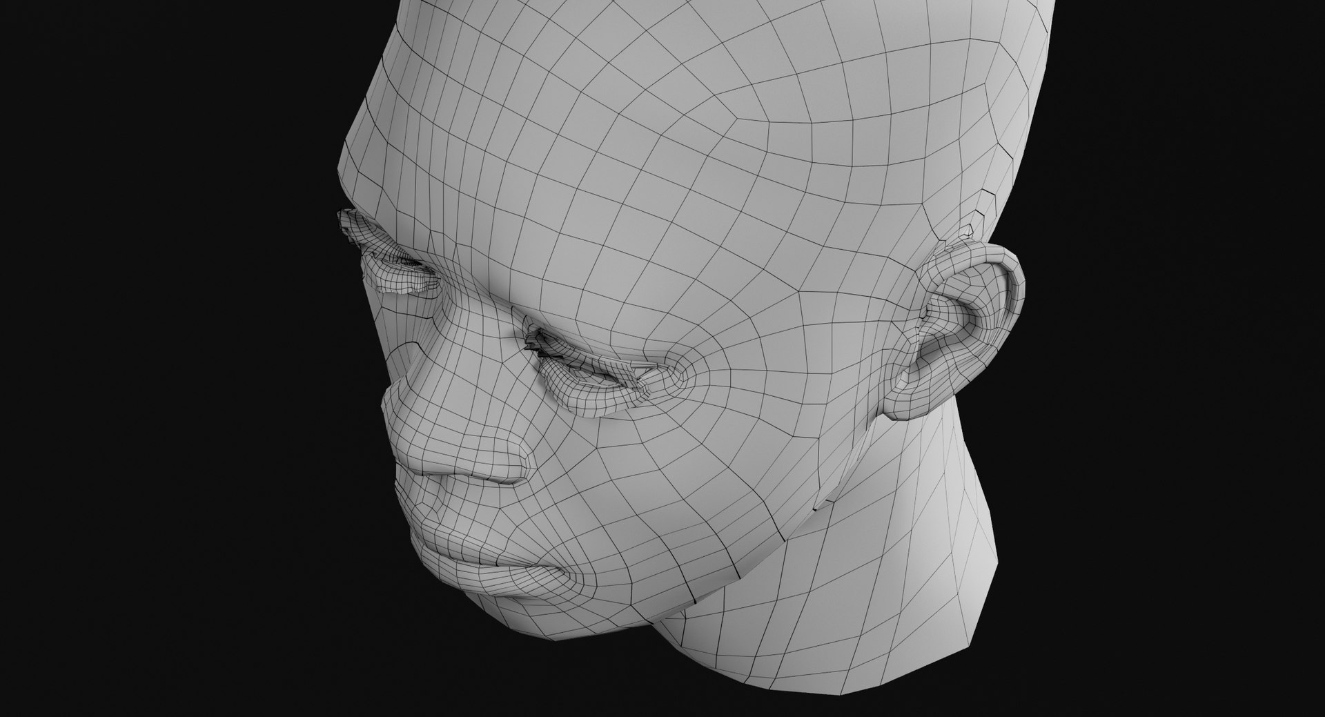 Realistic 18s Male Head 3D Model - TurboSquid 1462485