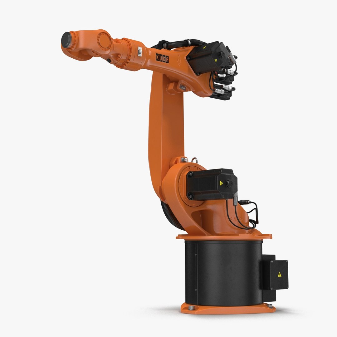 Kuka Robot KR 16-3 Rigged for Maya 3D model preview