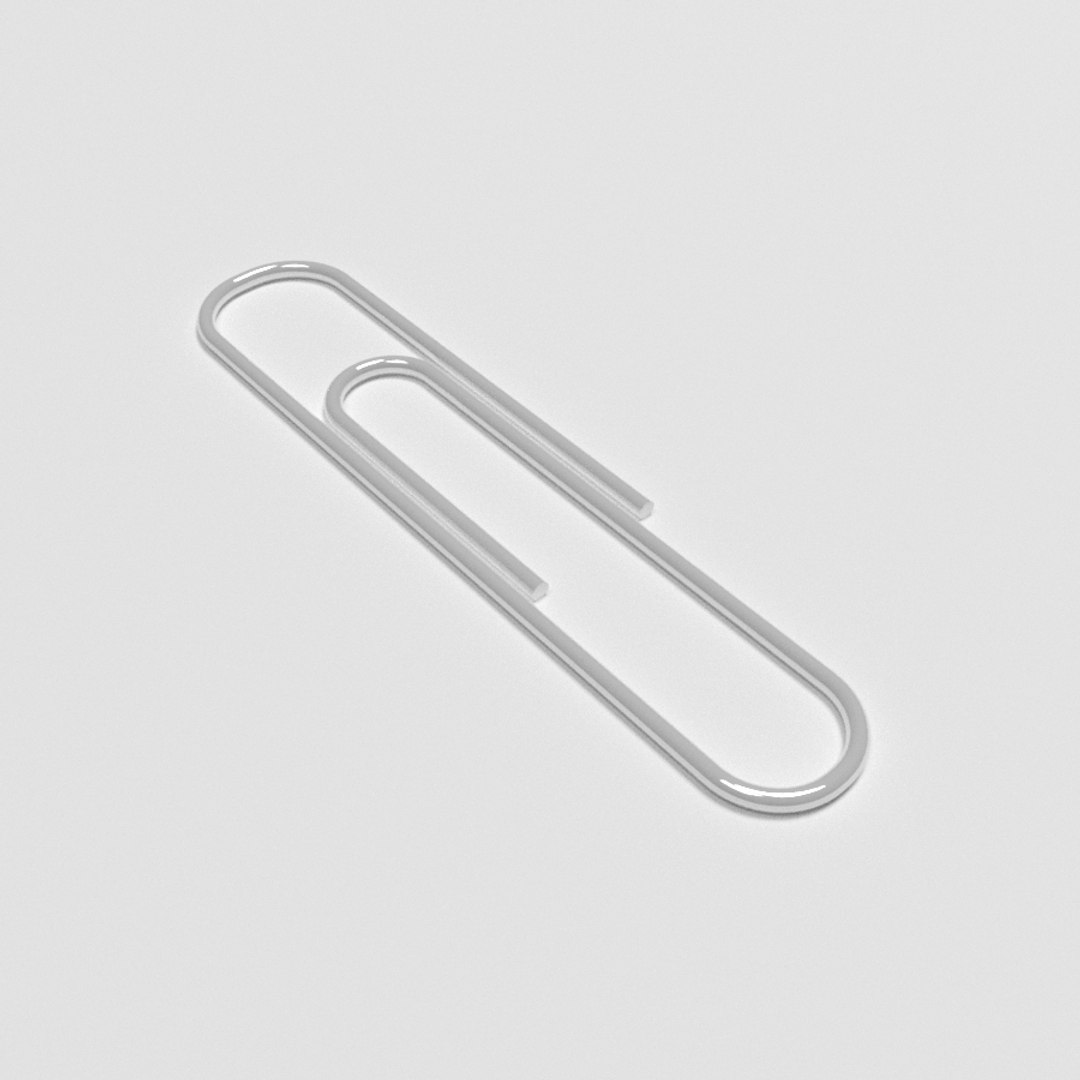 Paperclip Office 3D Model - TurboSquid 1590920