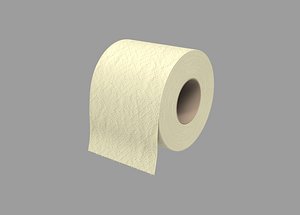 toilet paper 3D model