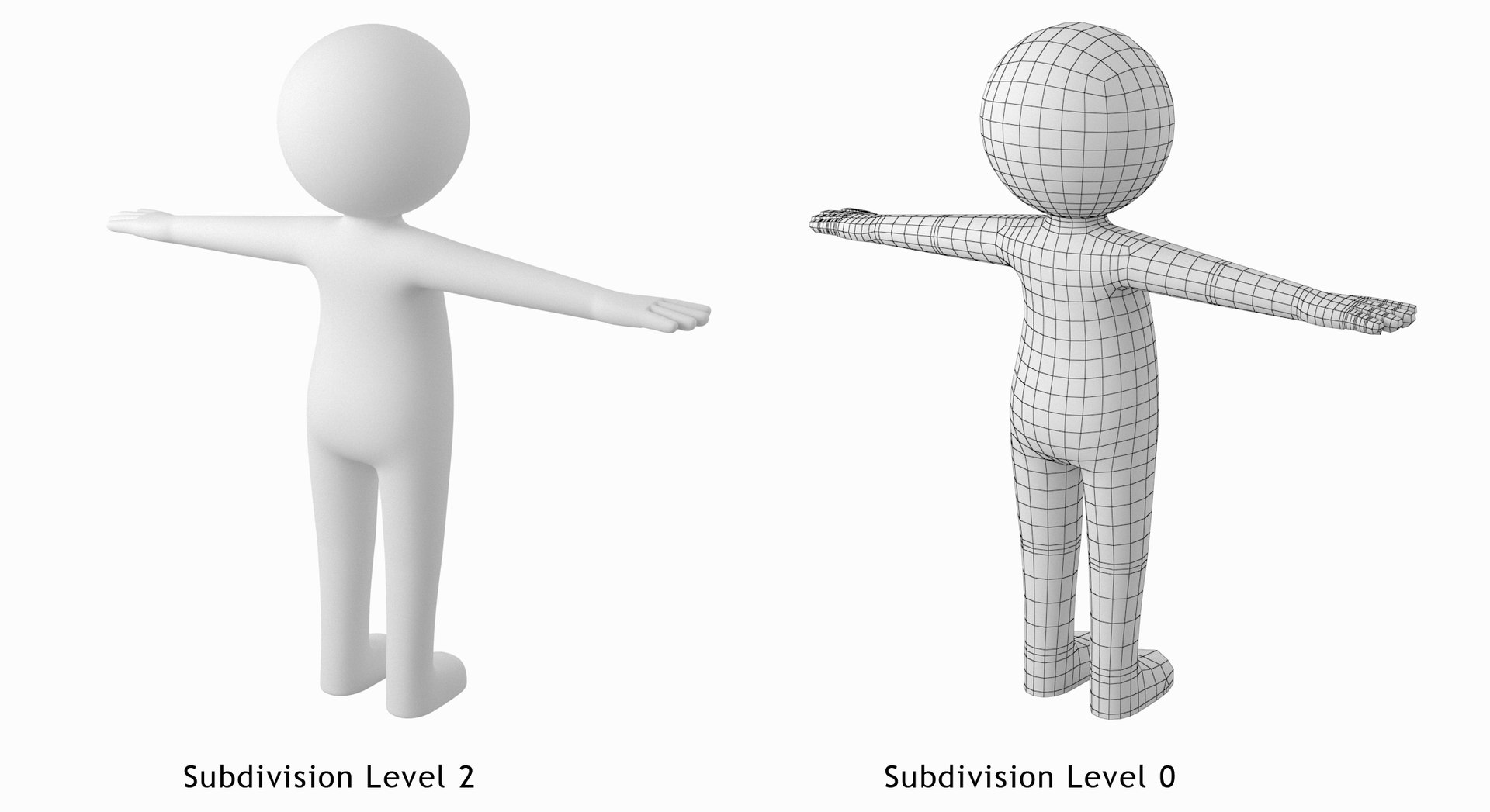 Adult Stickman 180cm CAT Rig 3D Model - TurboSquid 2117914