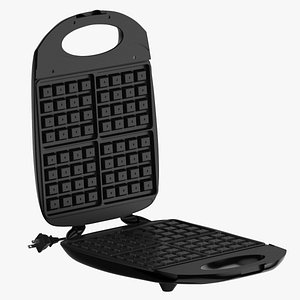 Waffle Maker Device Blank and Generic Label