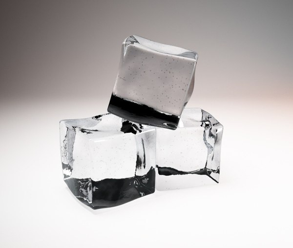 3d ice cubes model