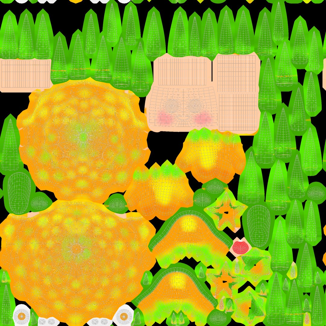3D Fruit Warriors Character Pack - Stylized Cute Game Ready 3D Models ...