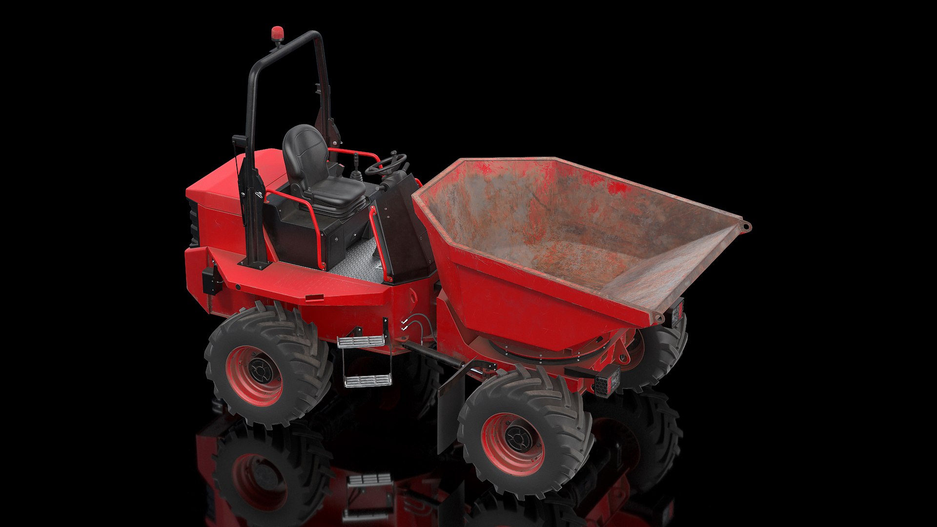 Dumper Generic Dirty 3D model preview