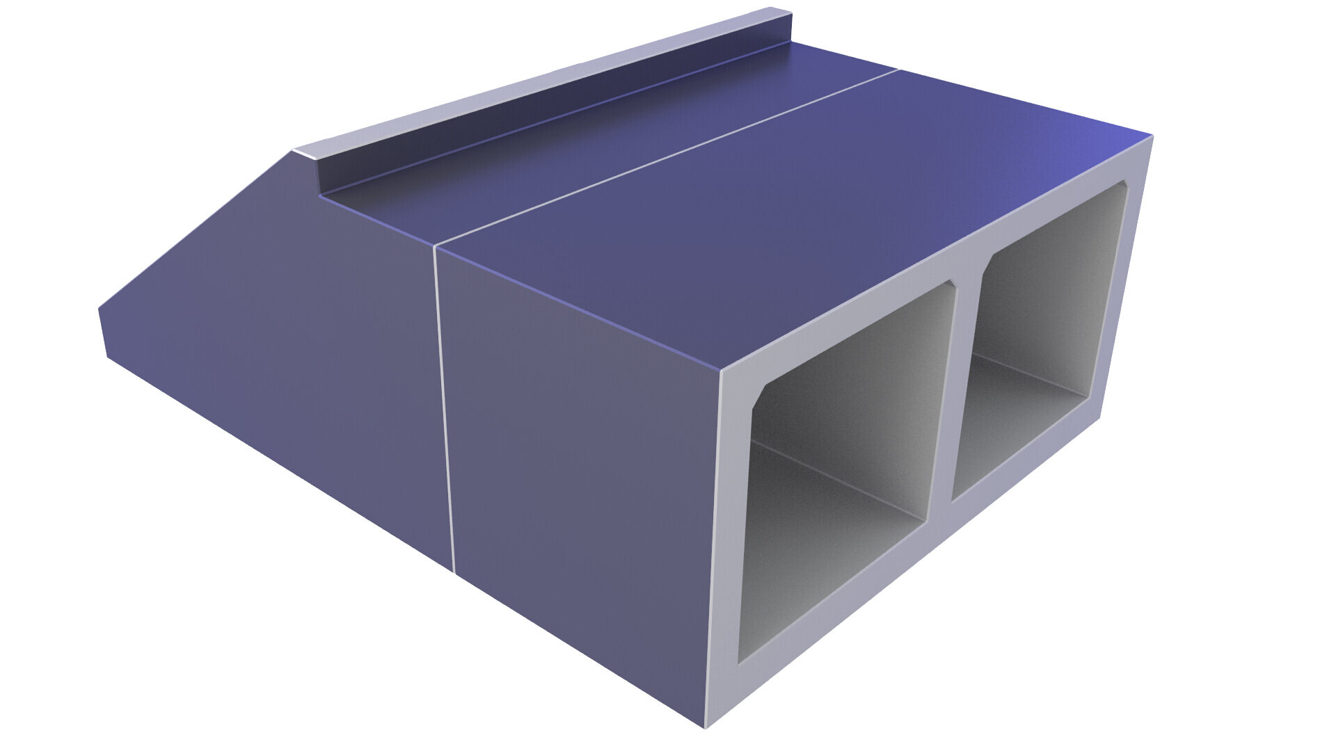 3D модель Concrete Sewer StormWater Outlet Box Culvert 52 - TurboSquid ...
