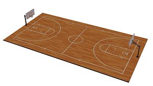 BasketballCourt 3D model