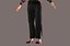 Original cartoon family cartoon old man with binding