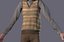 Original cartoon family cartoon old man with binding