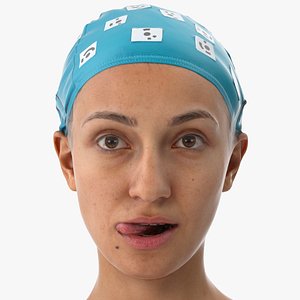 Joy Human Head Lip Wipe Right AU37 Clean Scan 3D