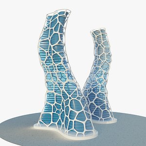 Sci-Fi Dancing Twin Skyscrapers