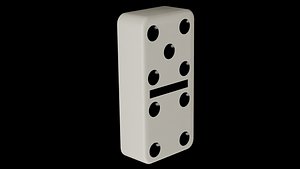 3D ivory domino piece 24