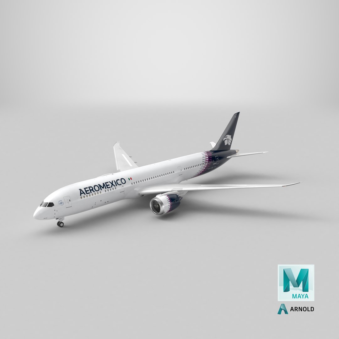 3D Aeromexico Boeing 787 model https://p.turbosquid.com/ts-thumb/ZW/Cra1dl/K8/stemcell_maya_arnold_render/png/1777630362/1920x1080/fit_q87/61344c1af8e166d9adf287b33d7a3575e593b468/stemcell_maya_arnold_render.jpg