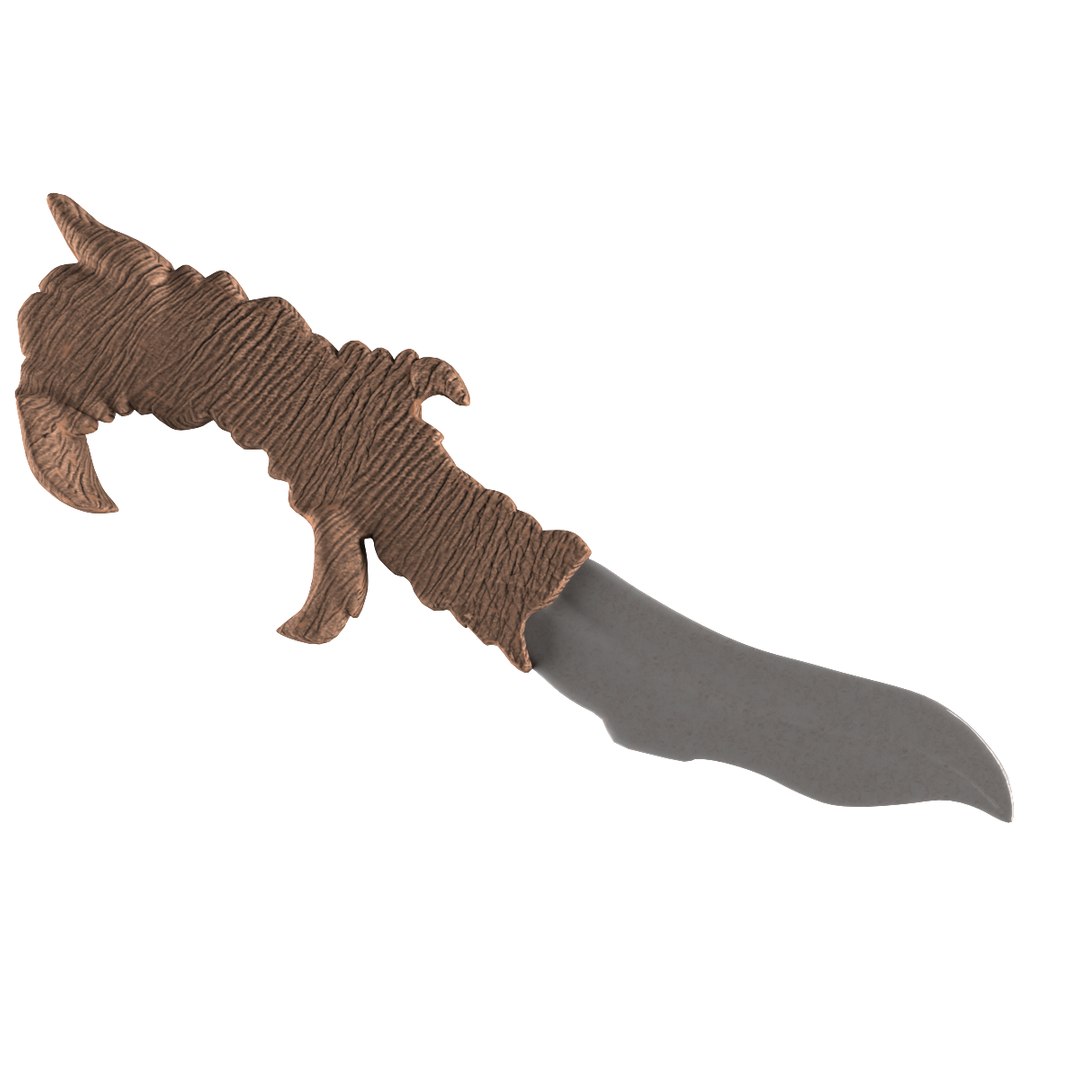 Skinning Knife 3D Model - TurboSquid 2126319