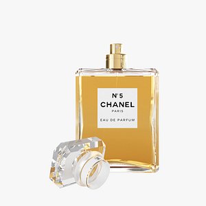 modelo 3d Perfume Chanel No 5 Con Caja - TurboSquid 1864259