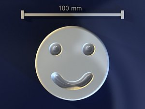 obj smile mould hand