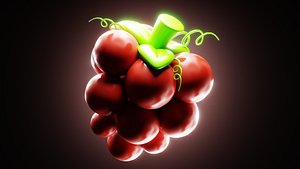 Grapes 3D model