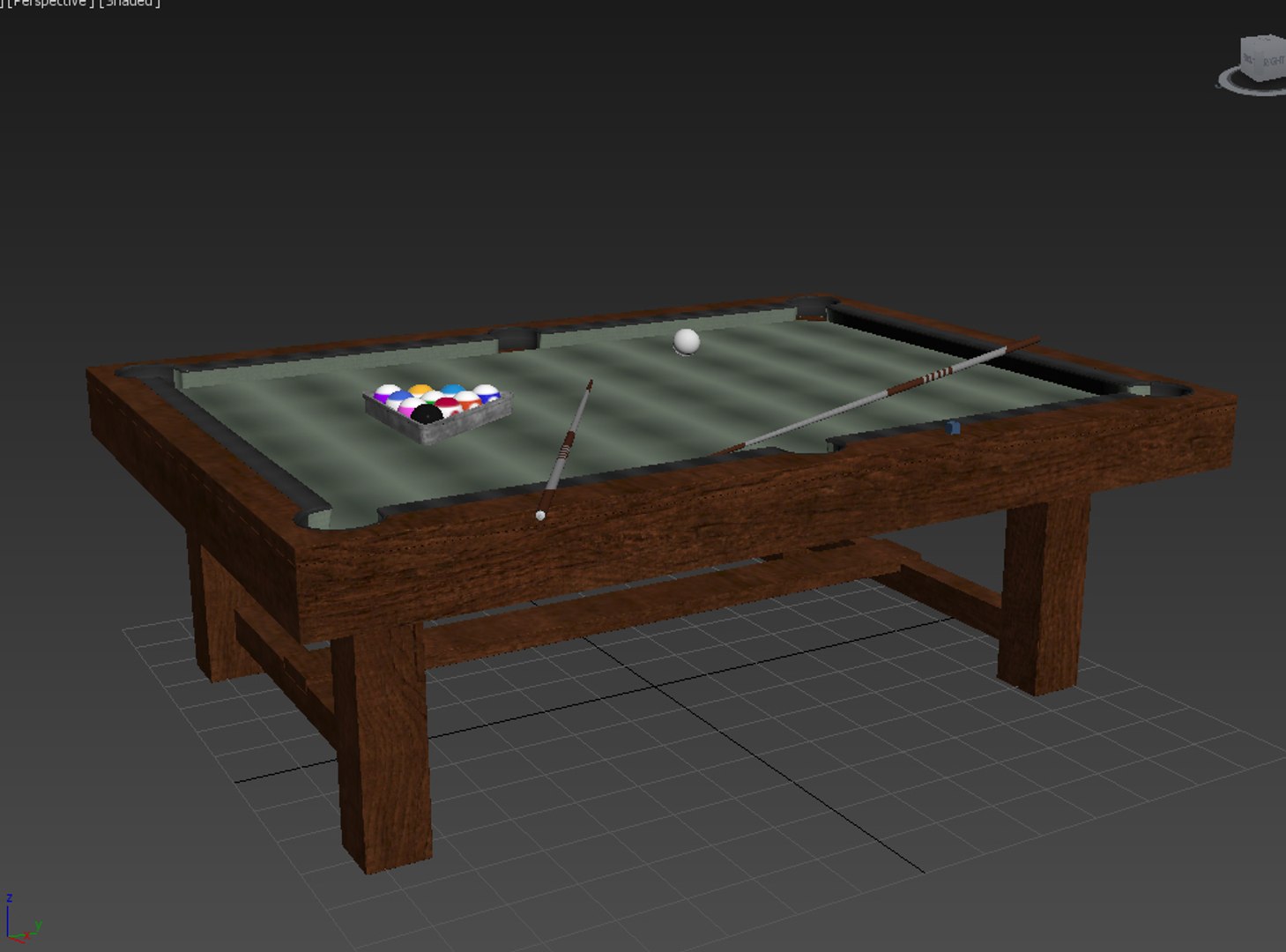 Pottery Barn Pool Table 3D Model TurboSquid 1306717