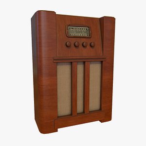 3D antique radio