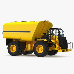 Big Water Truck 3D model