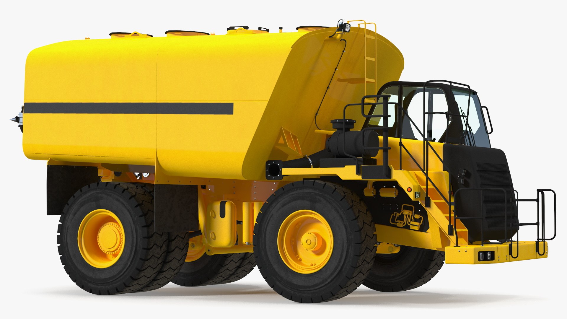 Big Water Truck 3D model preview
