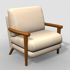 3d model armchair chair