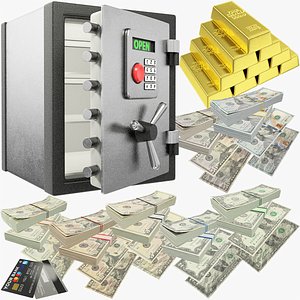 Money and Gold and Safe Collection V6