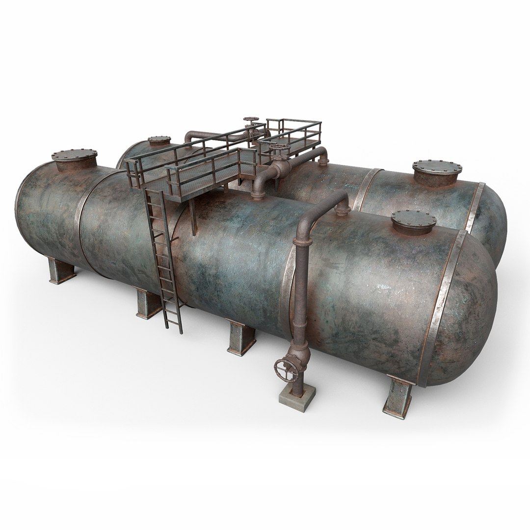 3D Model Industrial Tank V2 - TurboSquid 1880757