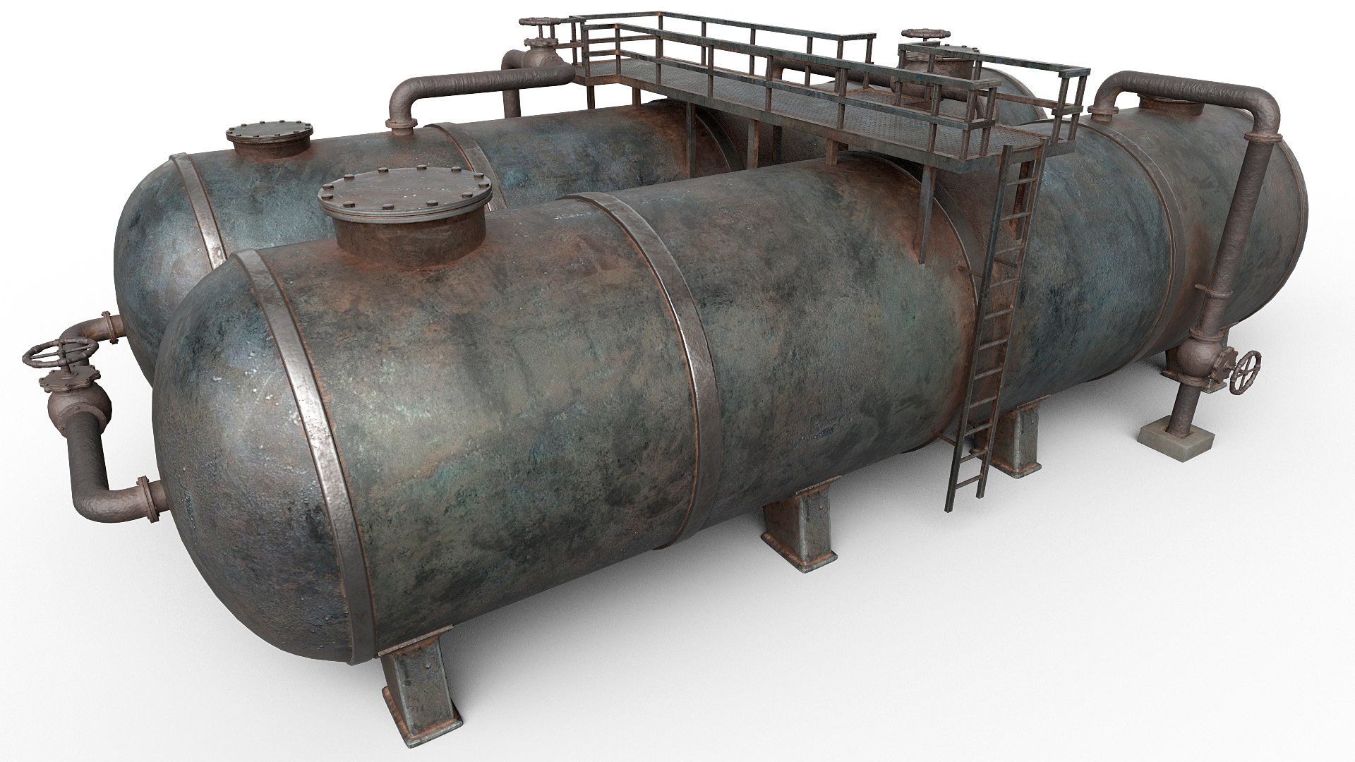 3D Model Industrial Tank V2 - TurboSquid 1880757