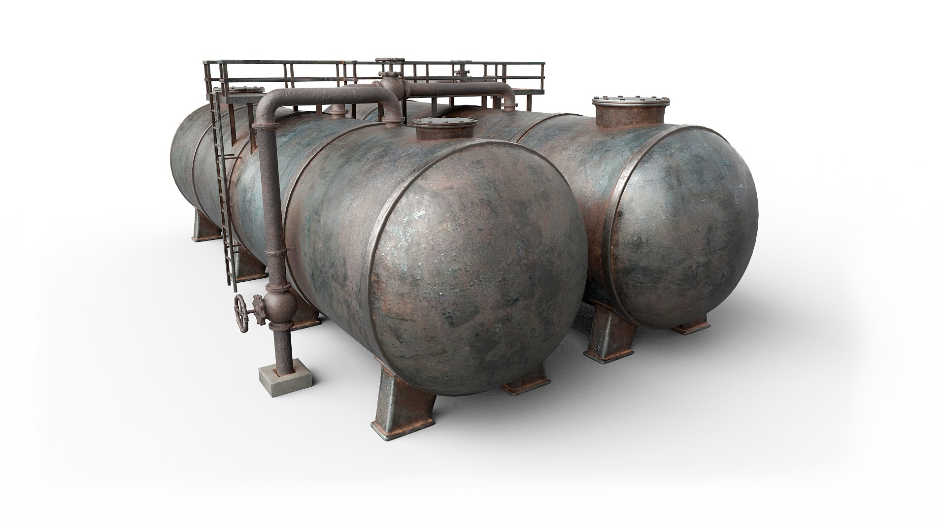 3D Model Industrial Tank V2 - TurboSquid 1880757