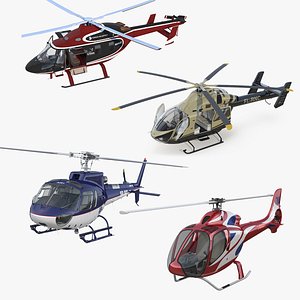 private helicopters 4 3D model