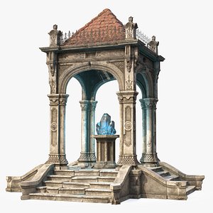 Abandoned Fantastic Rotunda Low Poly