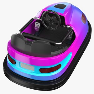 Detailed Bumper Car 02 3D