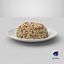 Arroz integral em um prato