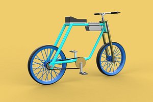 3D model FAT BIKE EBIKE ELECTRIC BICYCLE RETRO