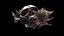 Broken Skull with Spider webs 1