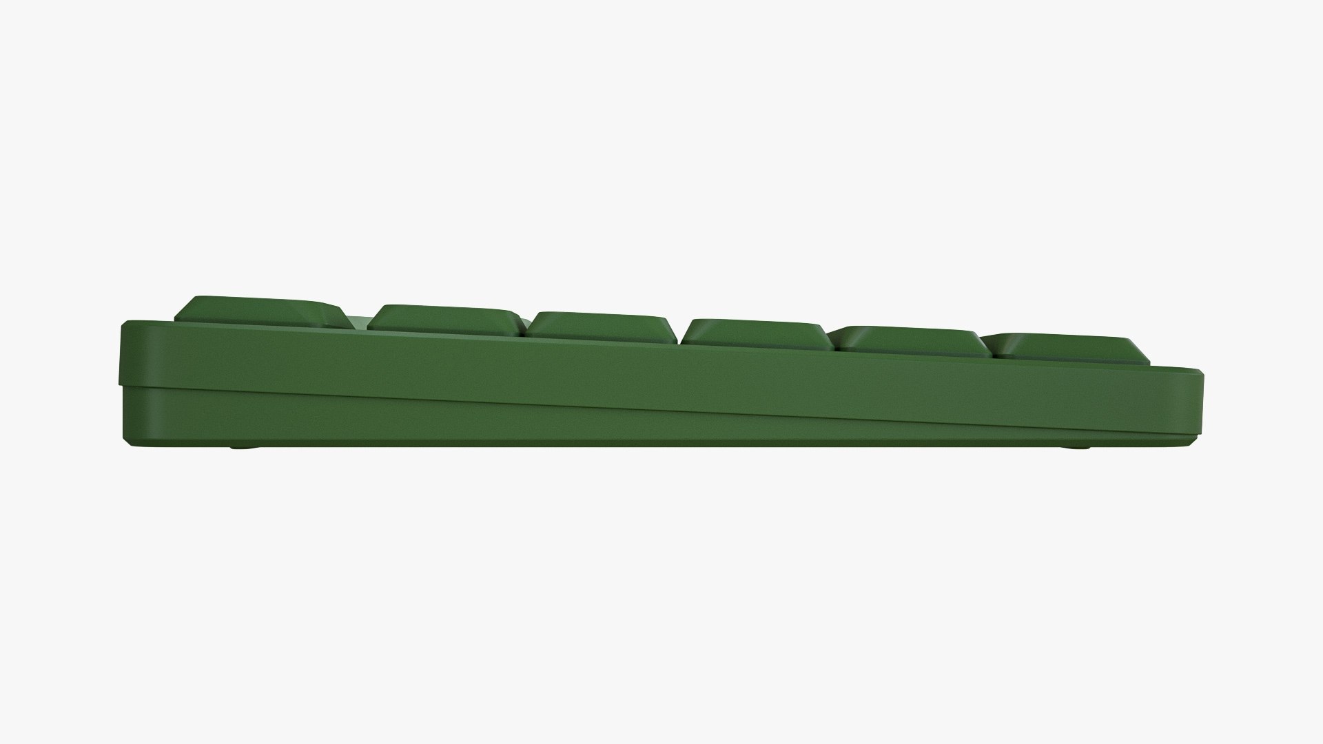 Tenkeyless Keyboard Green 3D Model - TurboSquid 2074421
