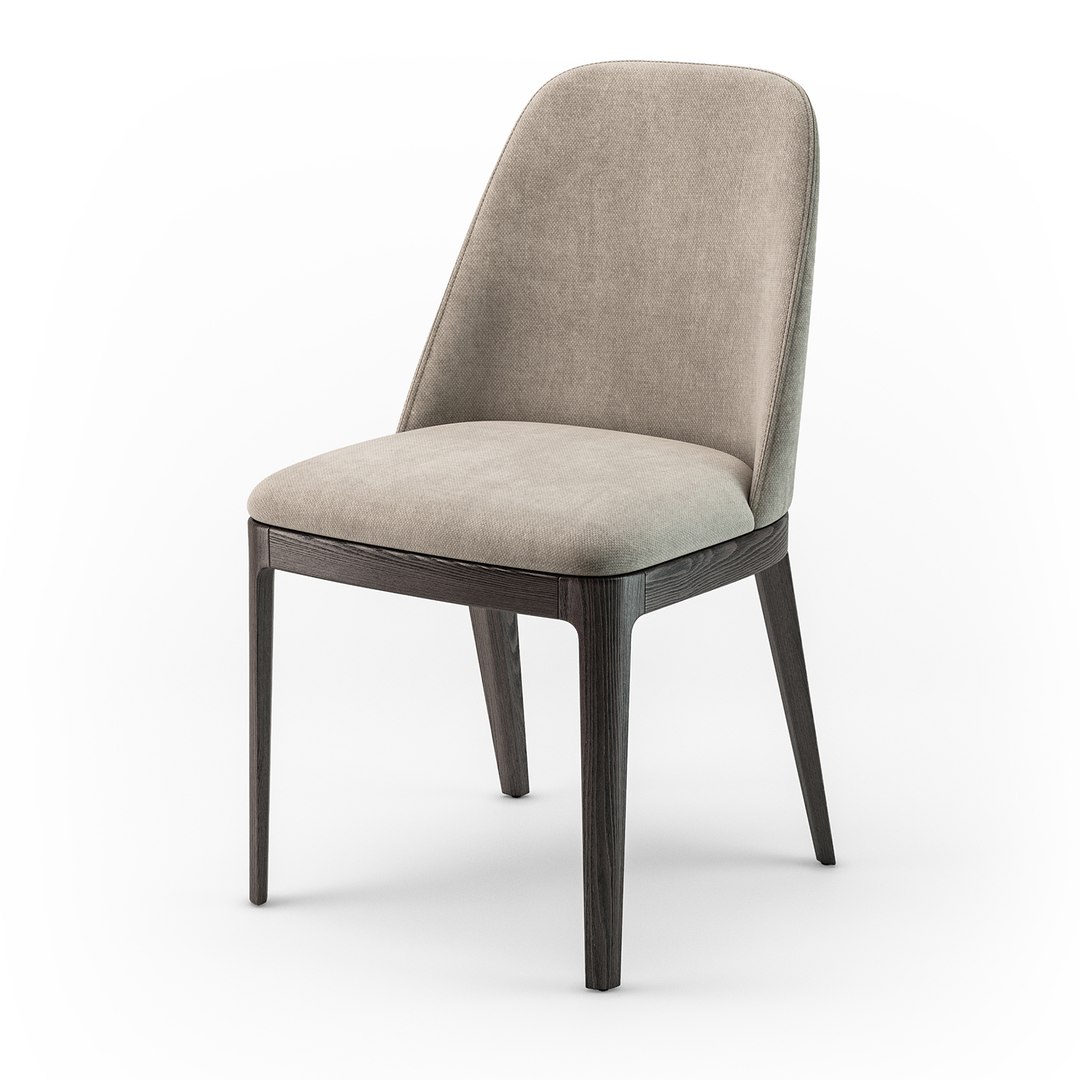 3D Bontempi Margot wood chair model - TurboSquid 1742356