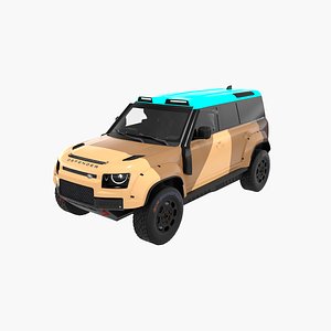 3D Defender Dakar D7X-R model