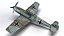 3D messerschmitt bf-109 model