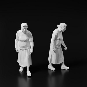 Lowpoly Person 5 3D model