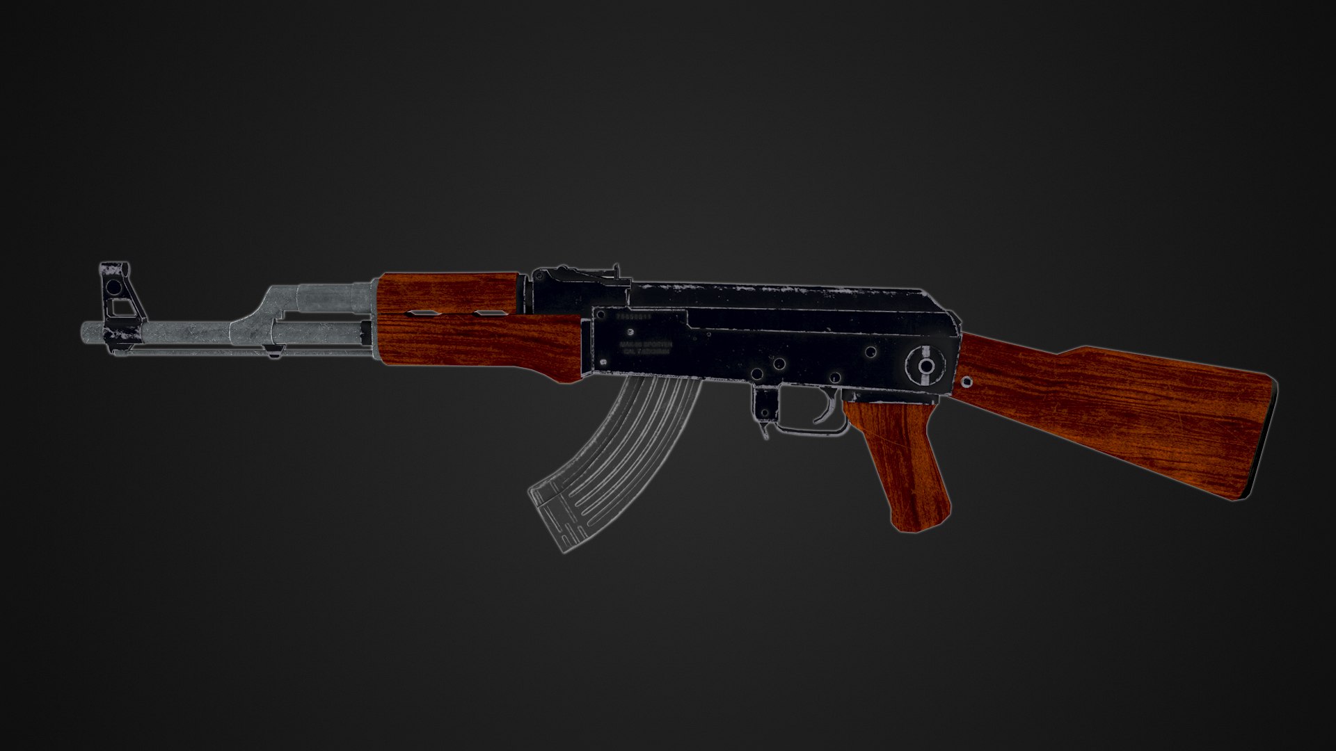 3D AK 47 - TurboSquid 2062542
